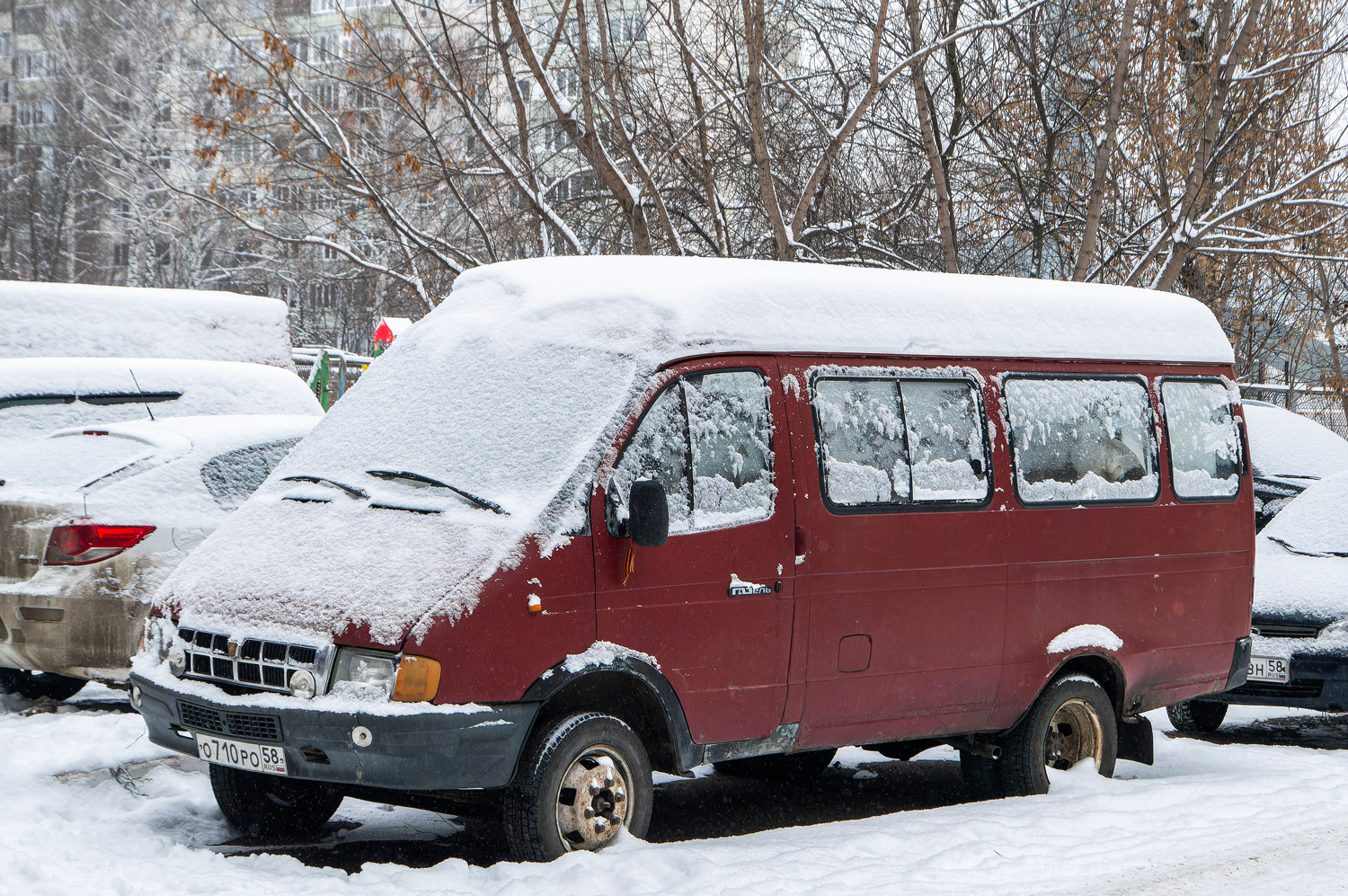Пензенская область, № О 710 РО 58 — ГАЗ-322132 ГАЗель '96-03