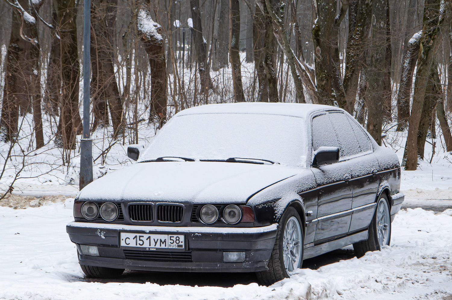 Пензенская область, № С 151 УМ 58 — BMW 5 Series (E34) '87-96