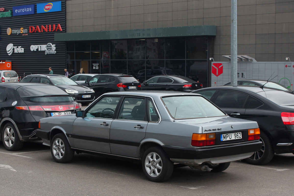 Литва, № MPU 962 — Audi 80 (B2) '78-86