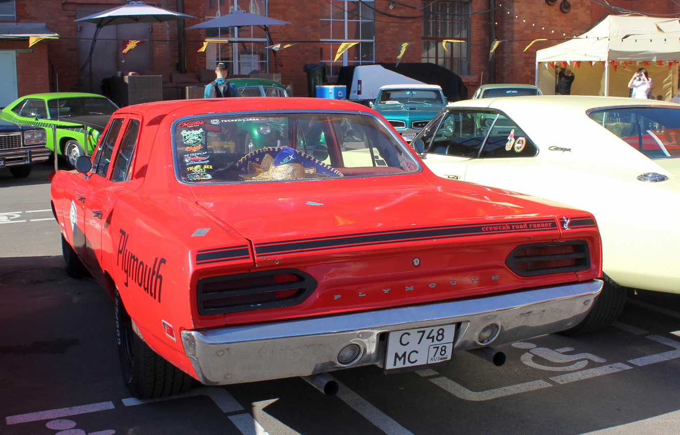 Санкт-Петербург, № С 748 МС 78 — Plymouth Belvedere (7G) '68-70; Санкт-Петербург — Ежегодная выставка классических и кастомных автомобилей и мотоциклов "Original Meet"