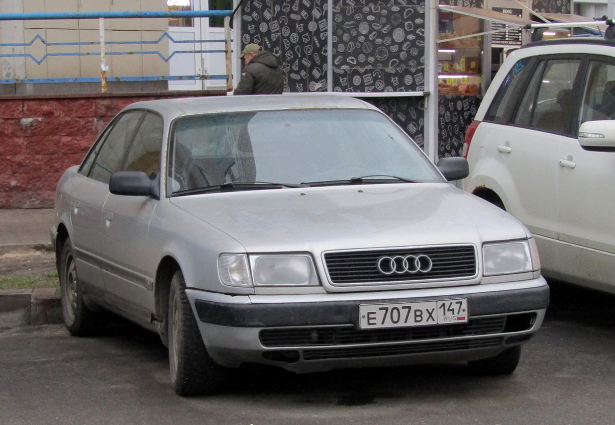 Ленинградская область, № Е 707 ВХ 147 — Audi 100 (C4) '90-94