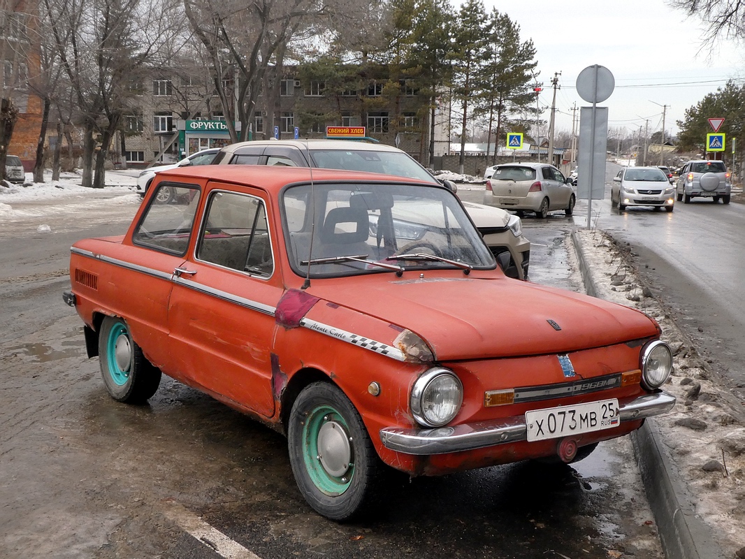 Приморский край, № Х 073 МВ 25 — ЗАЗ-968М Запорожец '79-94