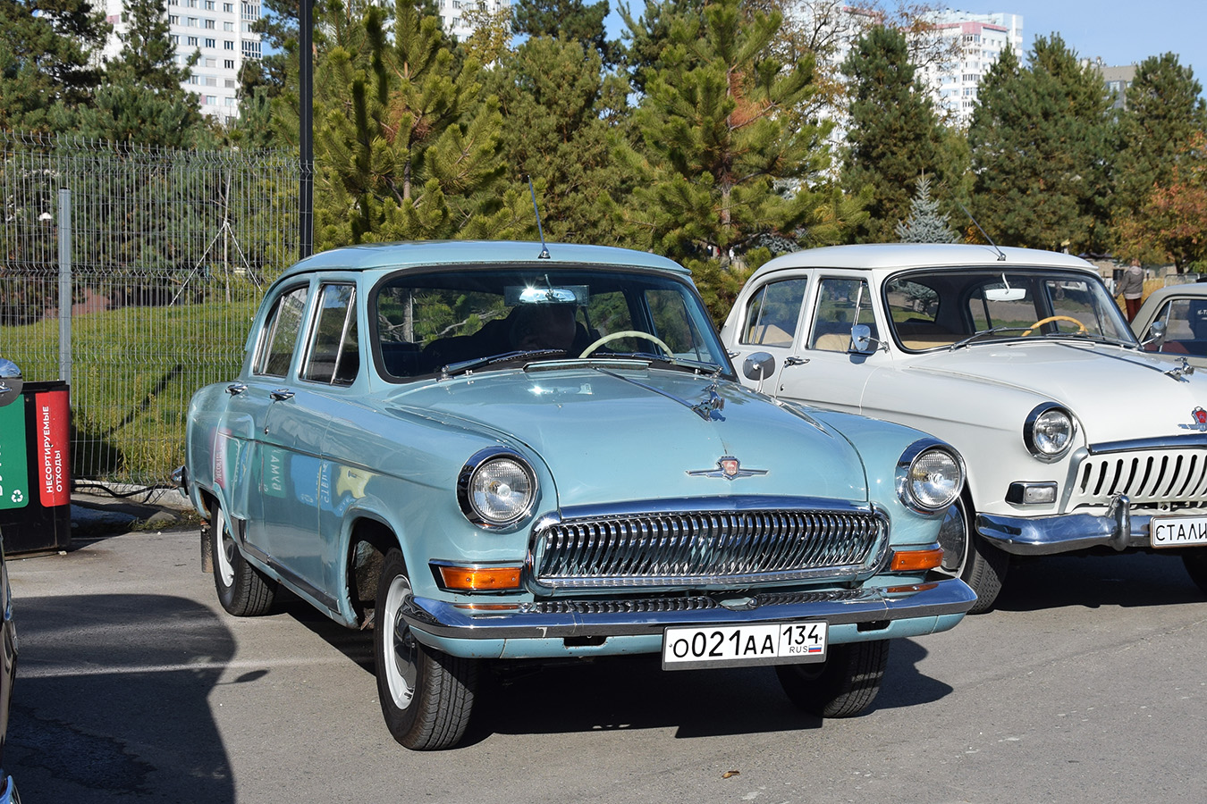 Волгоградская область, № О 021 АА 134 — ГАЗ-М-21Л Волга '62-64; Волгоградская область — День народного единства 4 ноября 2025