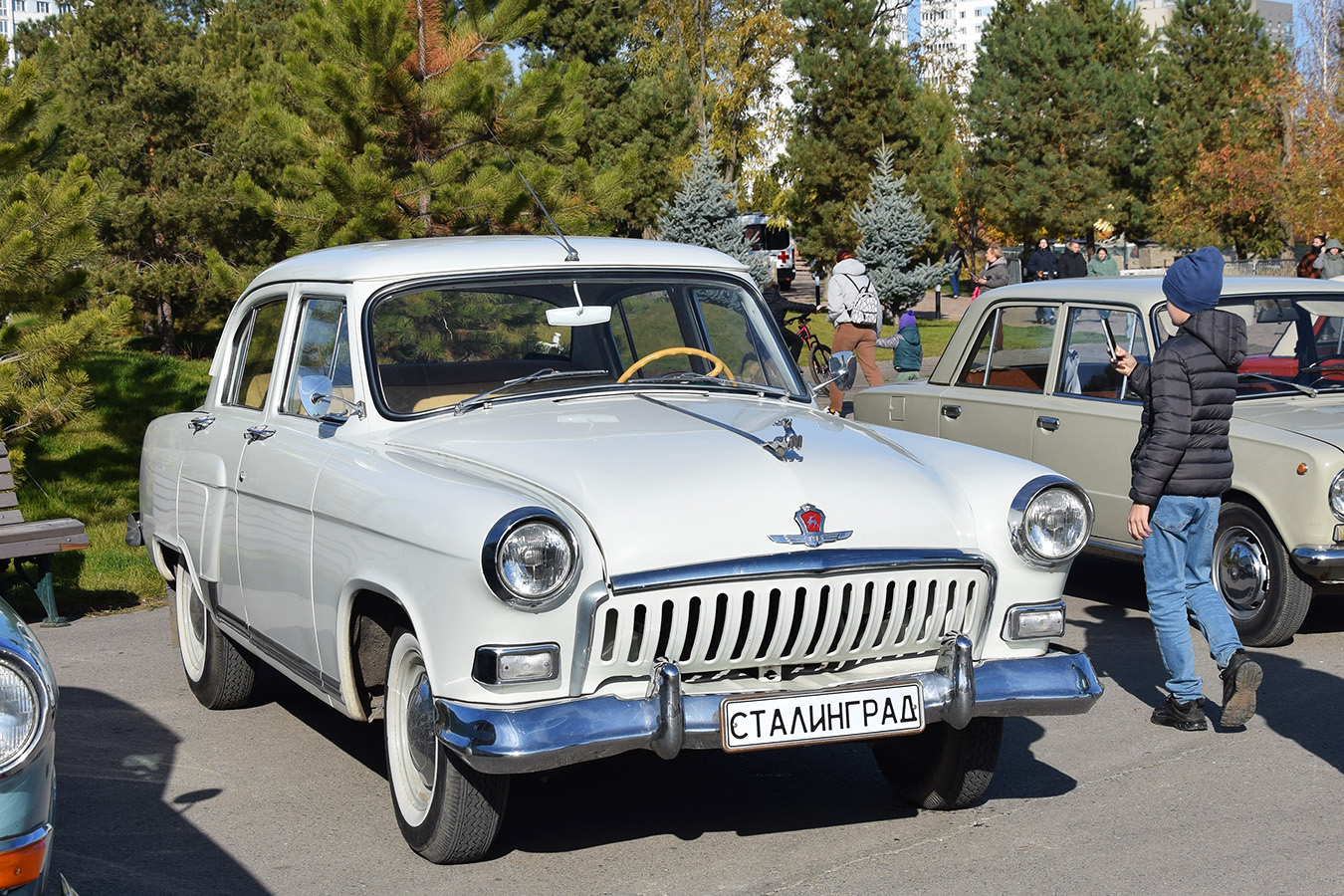 Волгоградская область, № (34) Б/Н 0075 — ГАЗ-М-21И Волга '58-62; Транспортные средства без номеров (Волгоградская область); Волгоградская область — День народного единства 4 ноября 2025