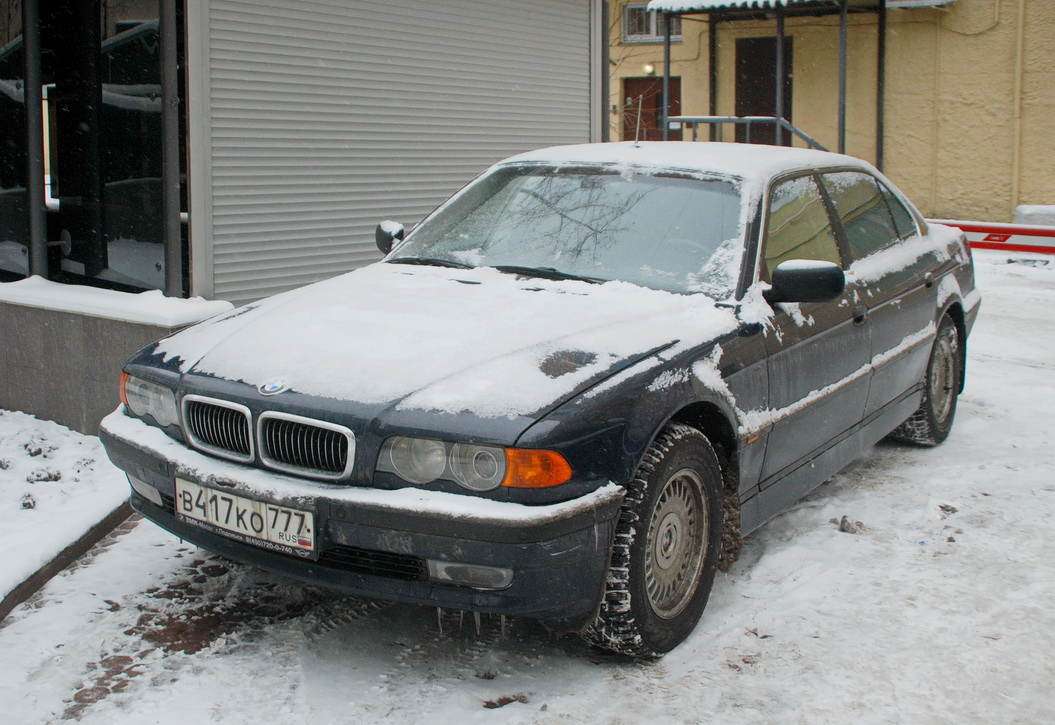 Москва, № В 417 КО 777 — BMW 7 Series (E38) '94-01