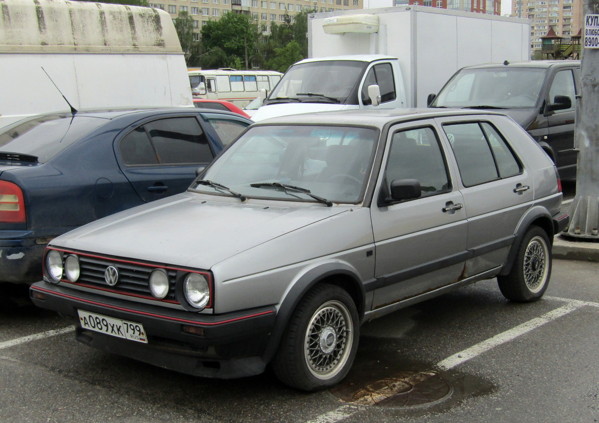 Москва, № А 089 ХК 799 — Volkswagen Golf (Typ 19) '83-92