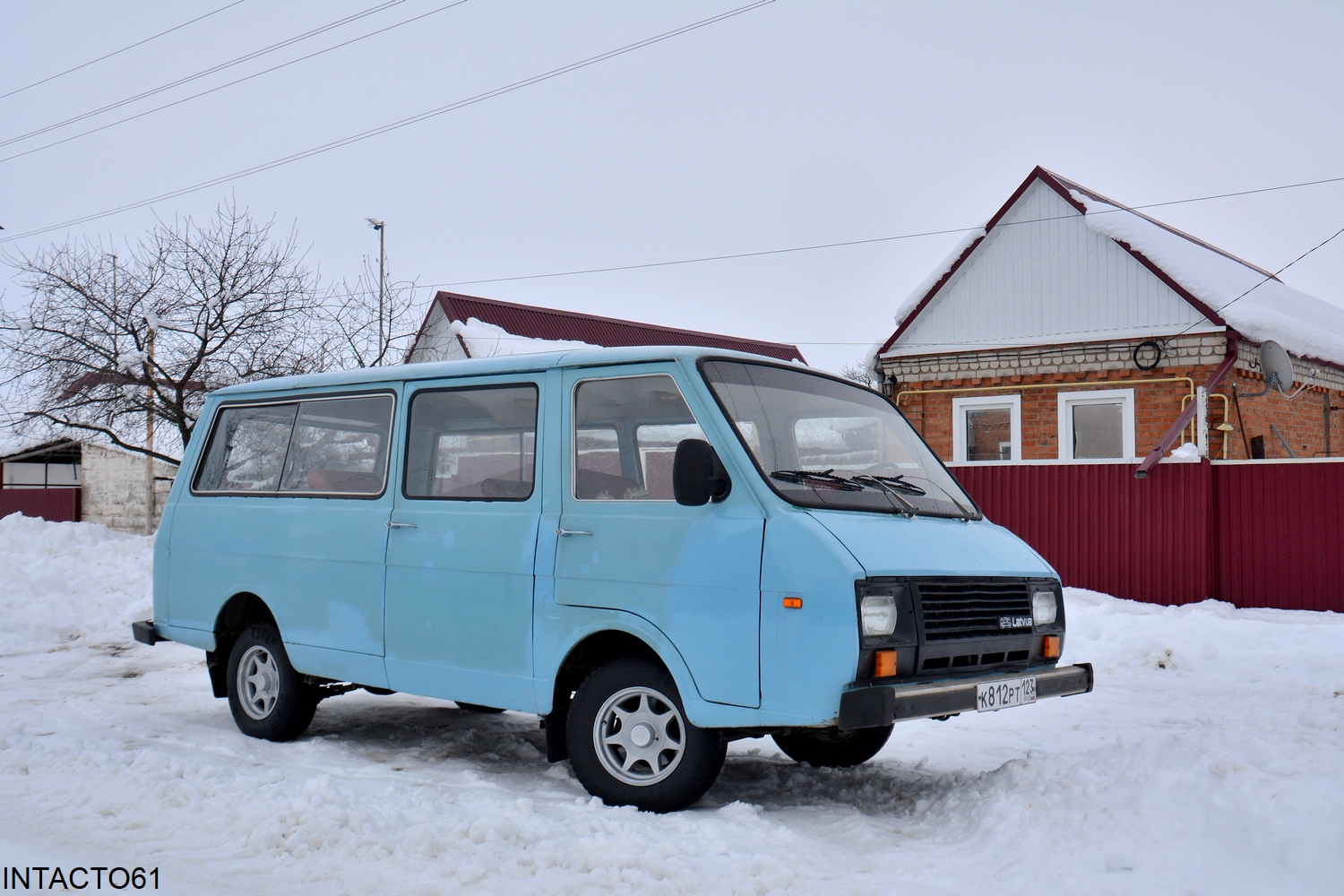 Краснодарский край, № К 812 РТ 123 — РАФ-2203-01 Латвия '86-94