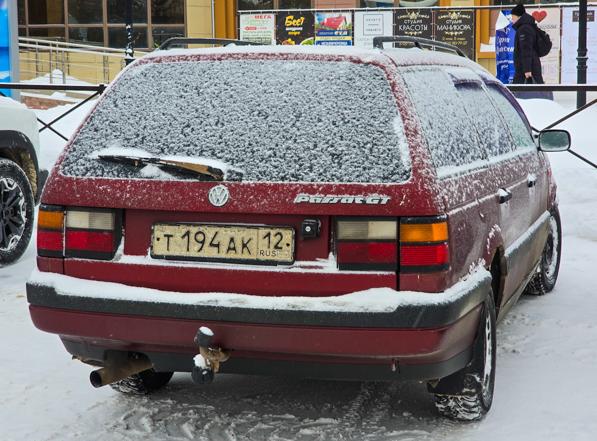 Марий Эл, № Т 194 АК 12 — Volkswagen Passat Variant (B3) '88-93
