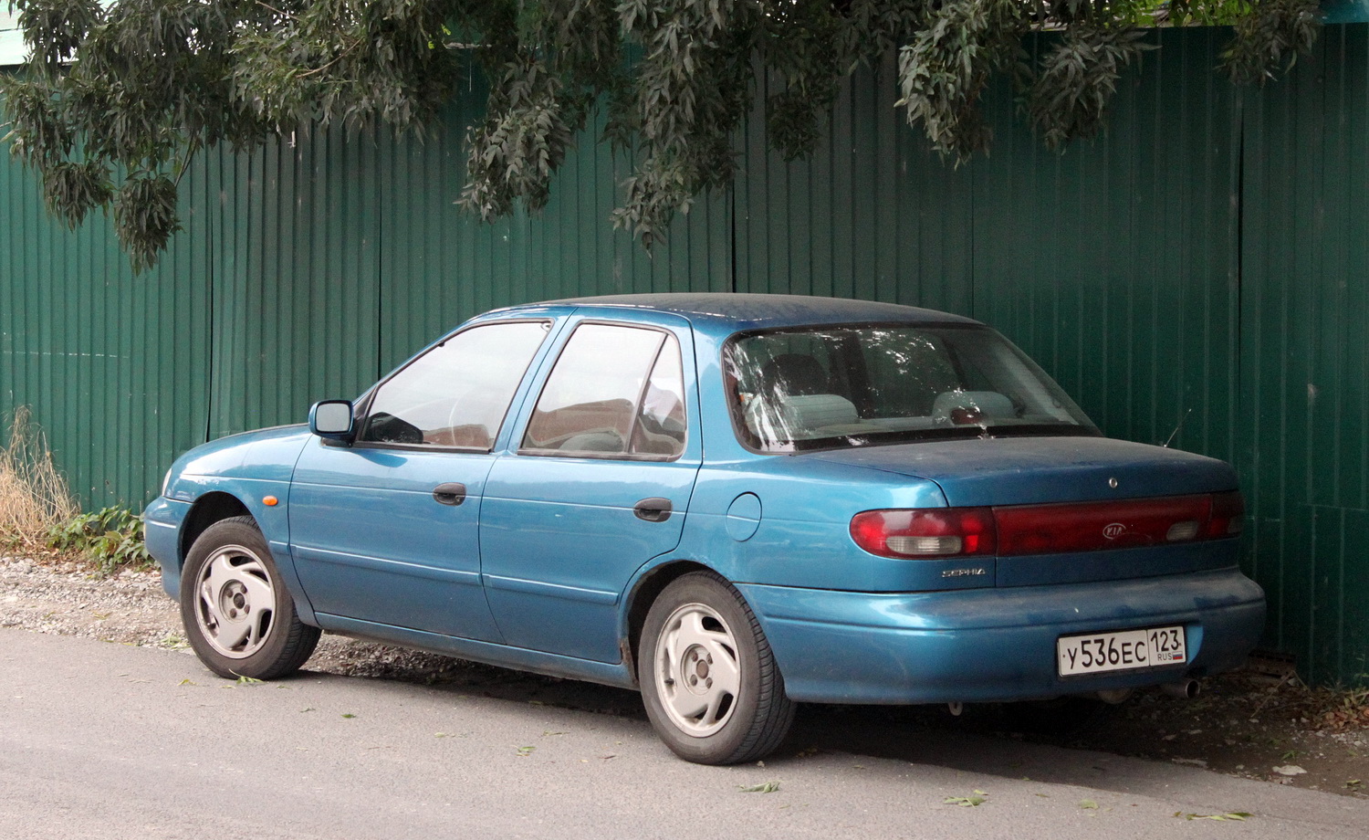 Краснодарский край, № У 536 ЕС 123 — Kia Sephia '92-97