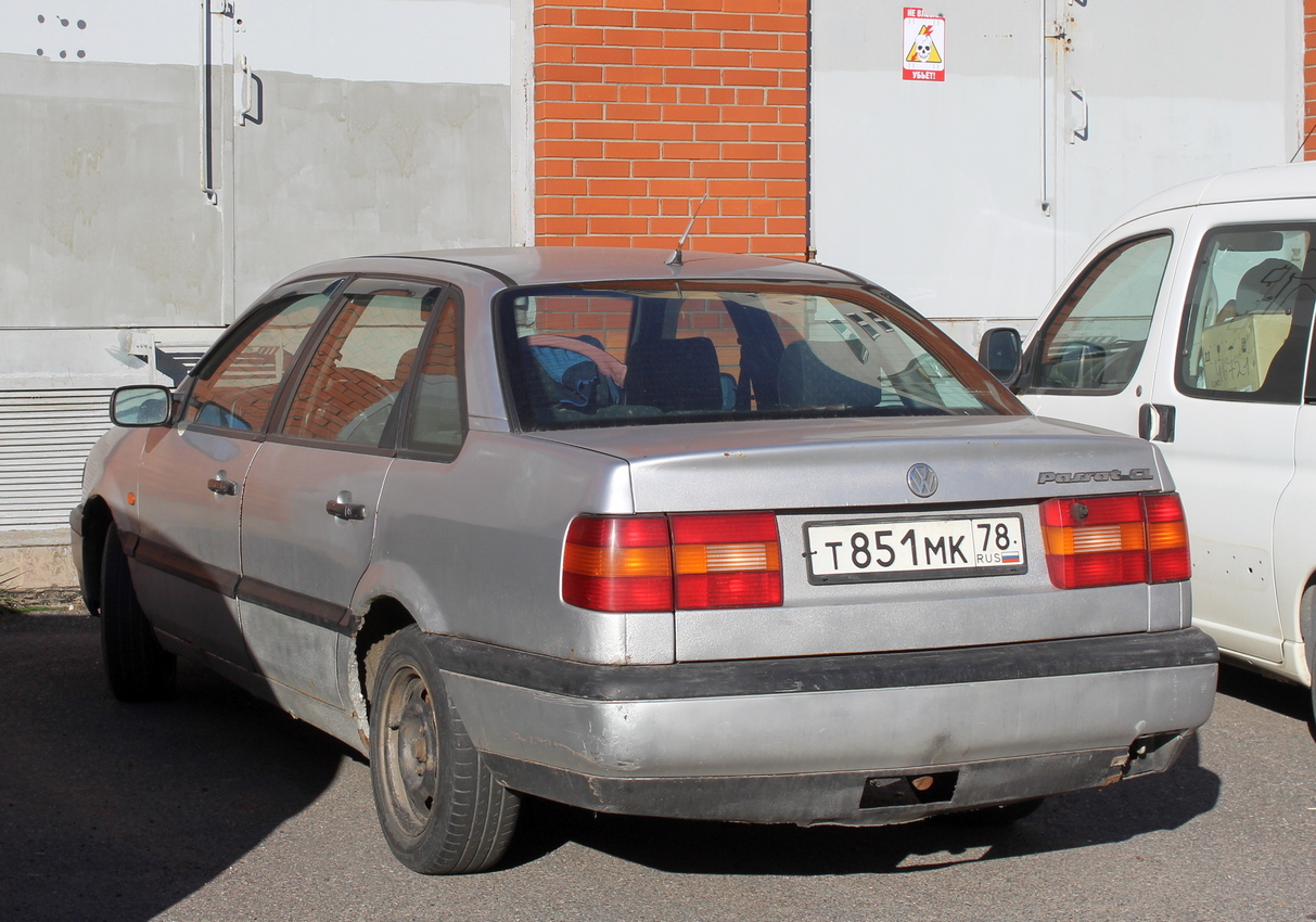 Санкт-Петербург, № Т 851 МК 78 — Volkswagen Passat (B4) '93-97