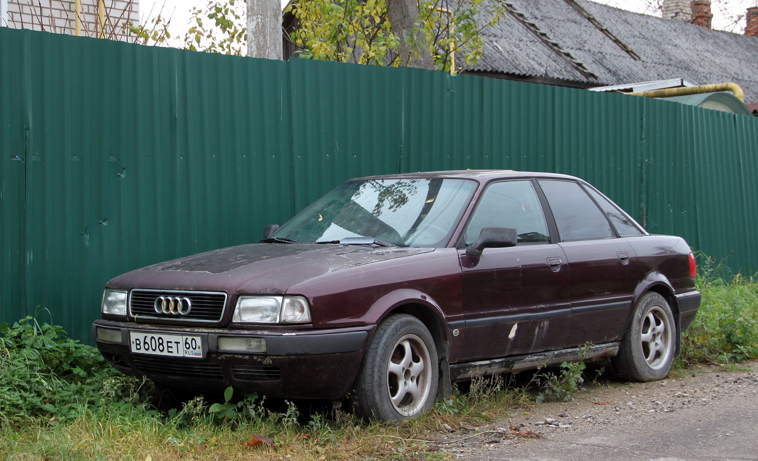 Псковская область, № В 608 ЕТ 60 — Audi 80 (B4) '91-96