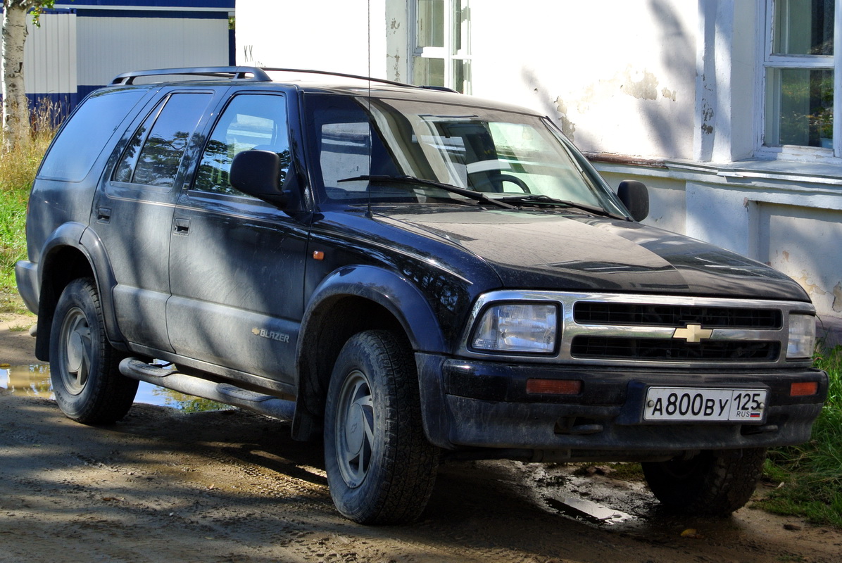 Приморский край, № А 800 ВУ 125 — Chevrolet Blazer S10 (2G) '95-02
