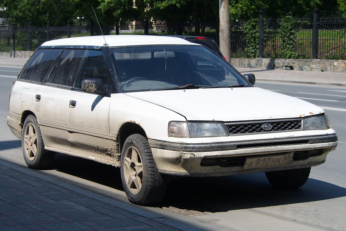 Сахалинская область, № А 910 НК 65 — Subaru Legacy (1G) '89-93