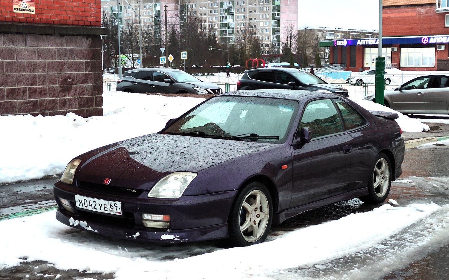 Тверская область, № М 042 УЕ 69 — Honda Prelude (5G) '96-01
