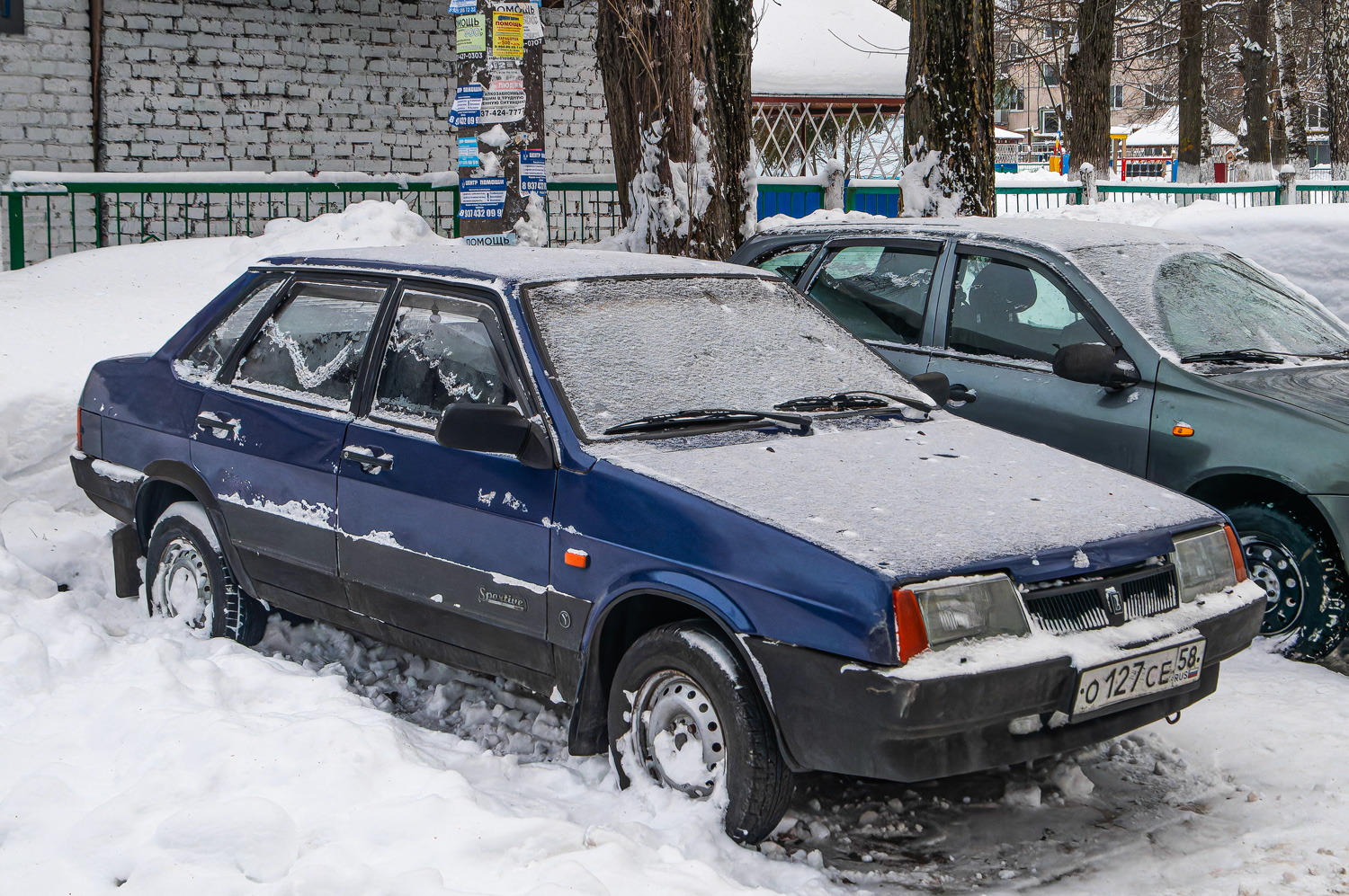 Пензенская область, № О 127 СЕ 58 — ВАЗ-21099 '90-04