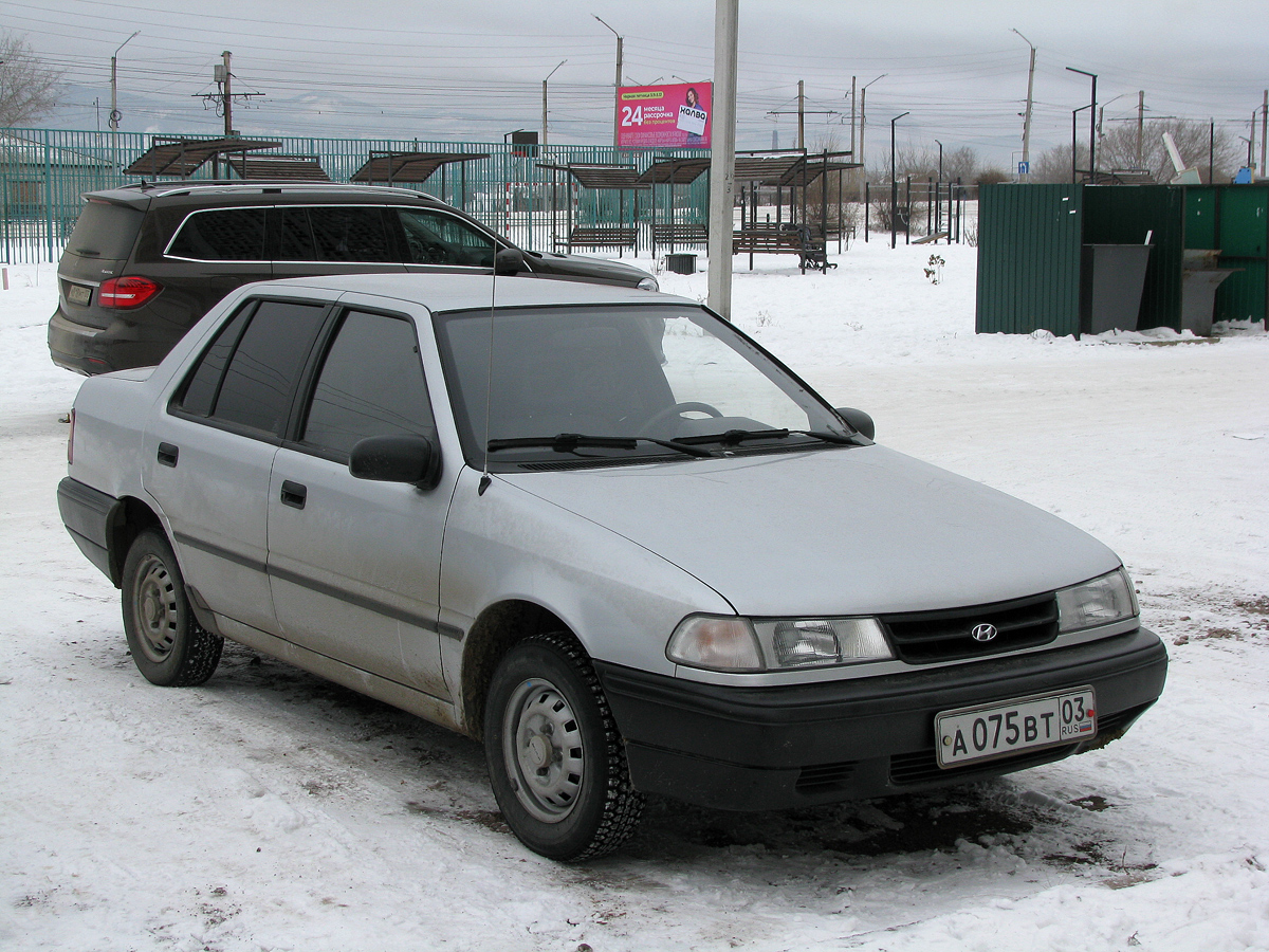Бурятия, № А 075 ВТ 03 — Hyundai Excel (2G) '89-94