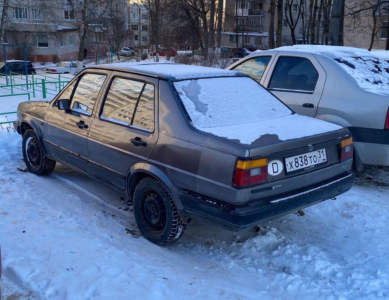 Белгородская область, № Х 838 ТО 31 — Volkswagen Jetta Mk2 (Typ 16) '84-92