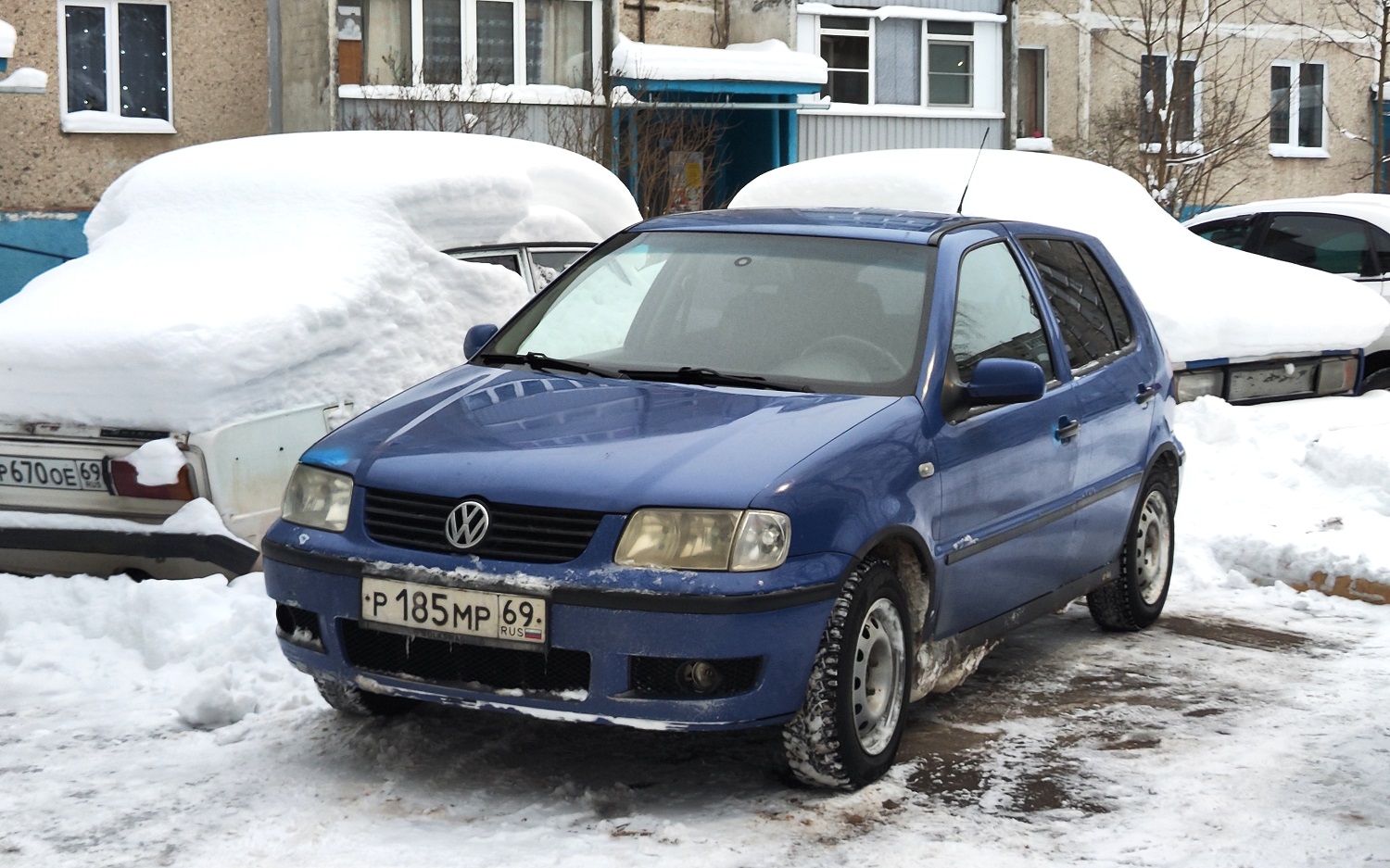Тверская область, № Р 185 МР 69 — Volkswagen Polo 3 (Typ 6N) '94-02