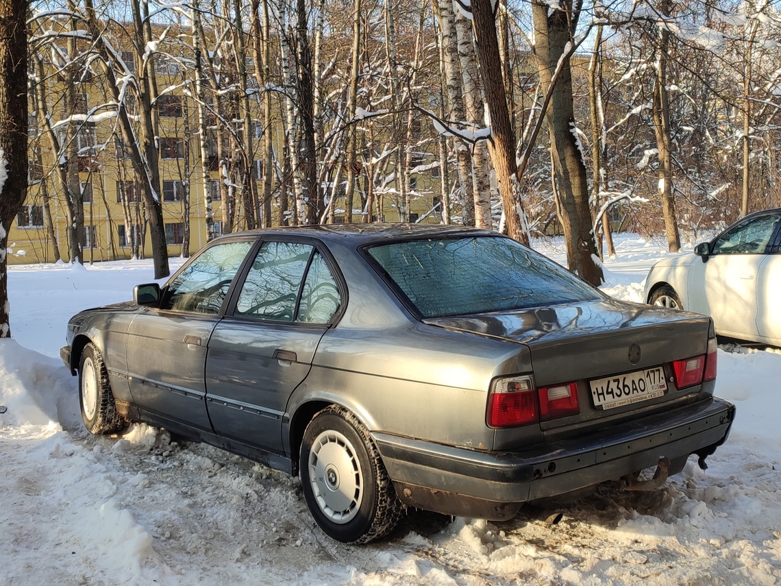 Москва, № Н 436 АО 177 — BMW 5 Series (E34) '87-96