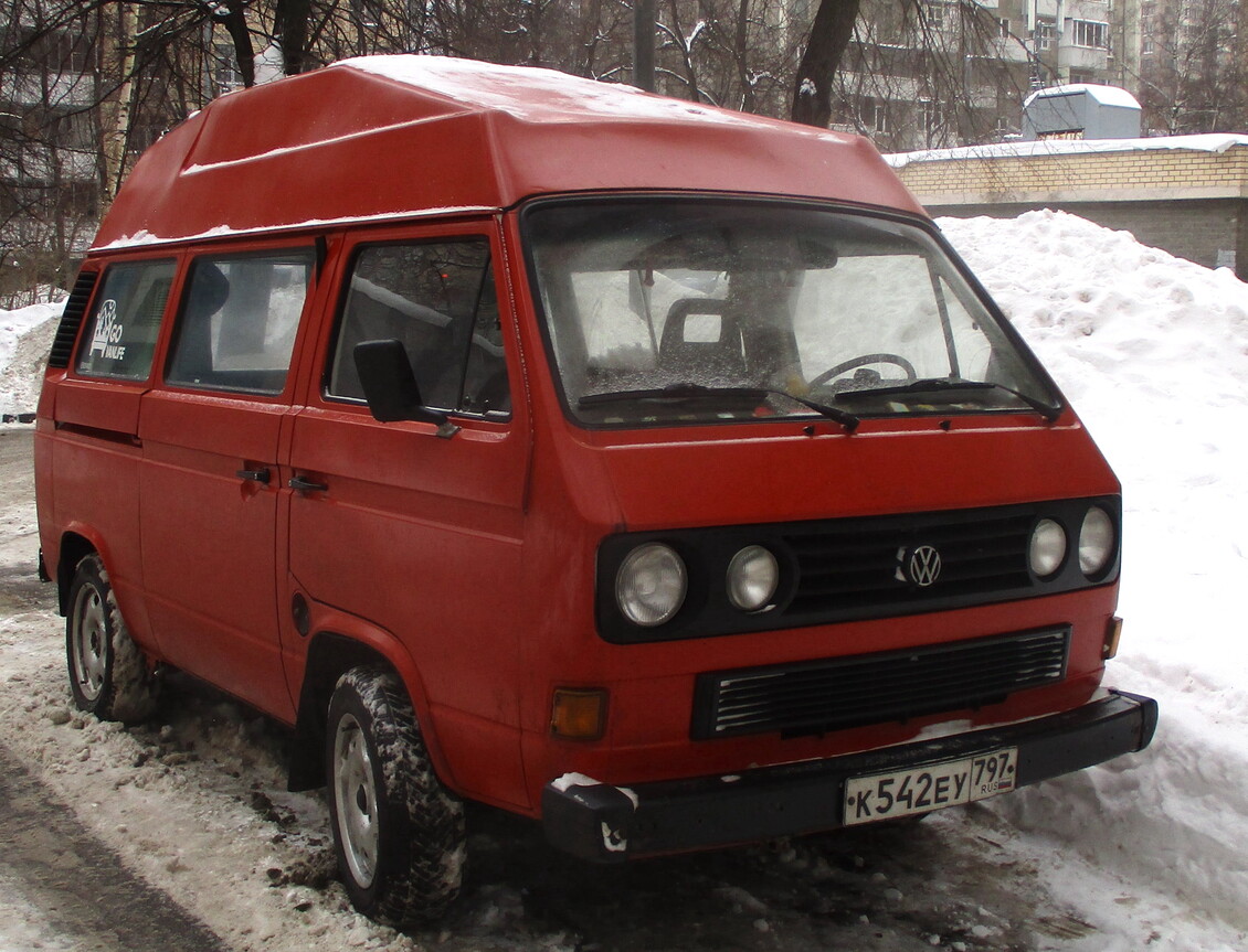 Москва, № К 542 ЕУ 797 — Volkswagen Typ 2 (T3) '79-92