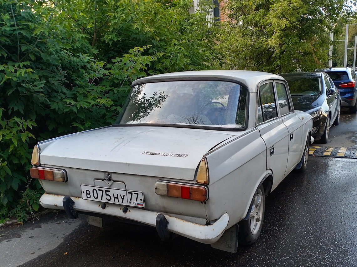 Москва, № В 075 НУ 77 — Москвич-412ИЭ-028 (Иж) '82-01