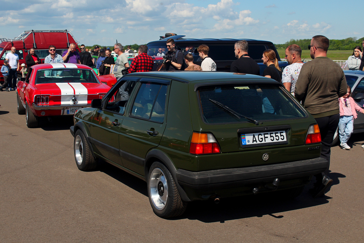 Литва, № AGF 555 — Volkswagen Golf (Typ 19) '83-92; Литва — Retro mugė 2025