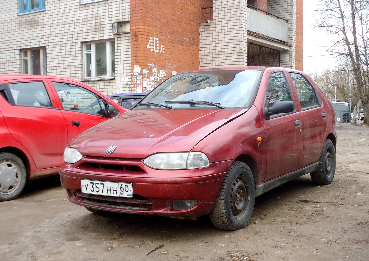 Псковская область, № У 357 НН 60 — FIAT Palio '96-03