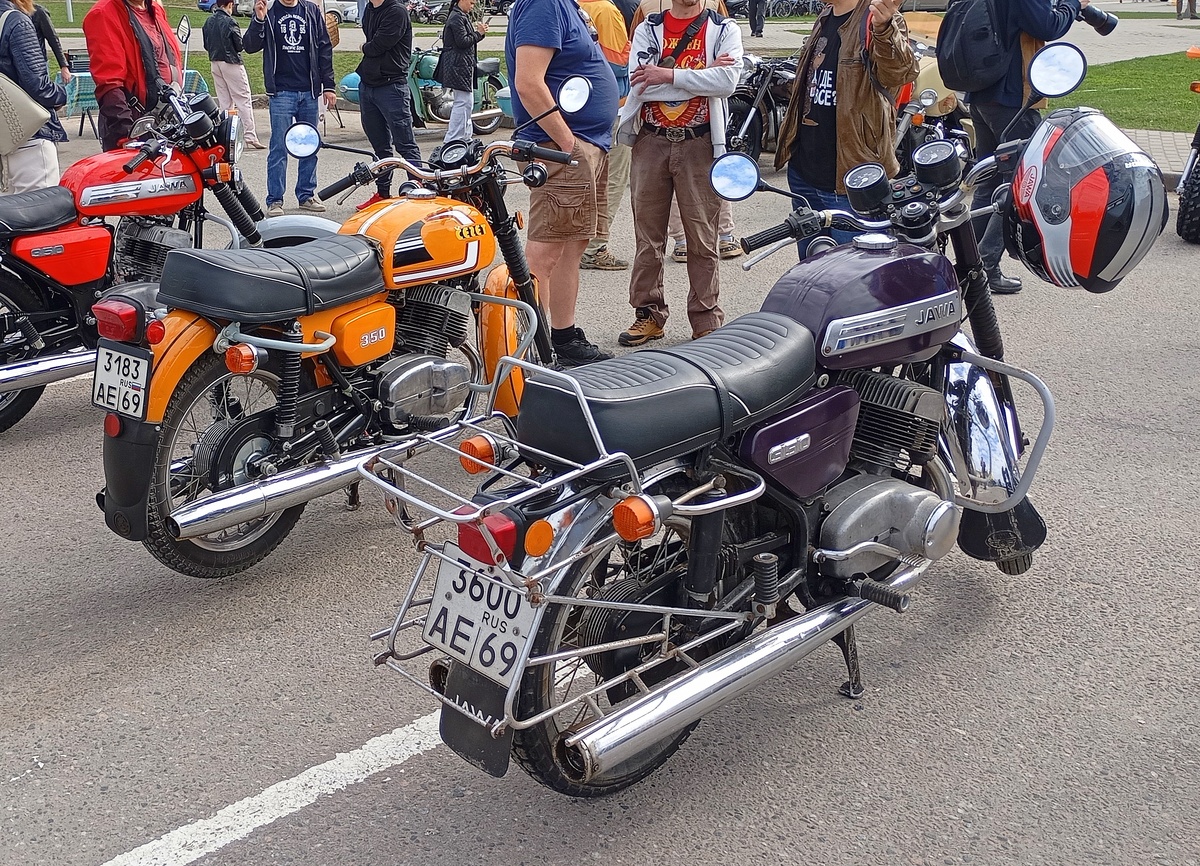 Тверская область, № 3600 АЕ 69 — Jawa 350 typ 634 '73-85; Тверская область — Открытие сезона 2025 Тверского ретро-клуба