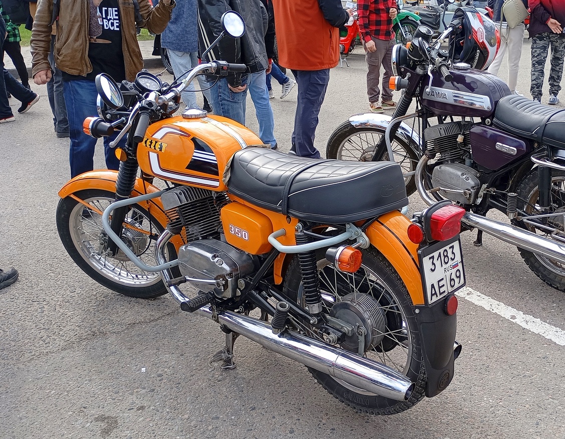 Тверская область, № 3183 АЕ 69 — Čezet 350 typ 472.5 '81-85; Тверская область — Открытие сезона 2025 Тверского ретро-клуба