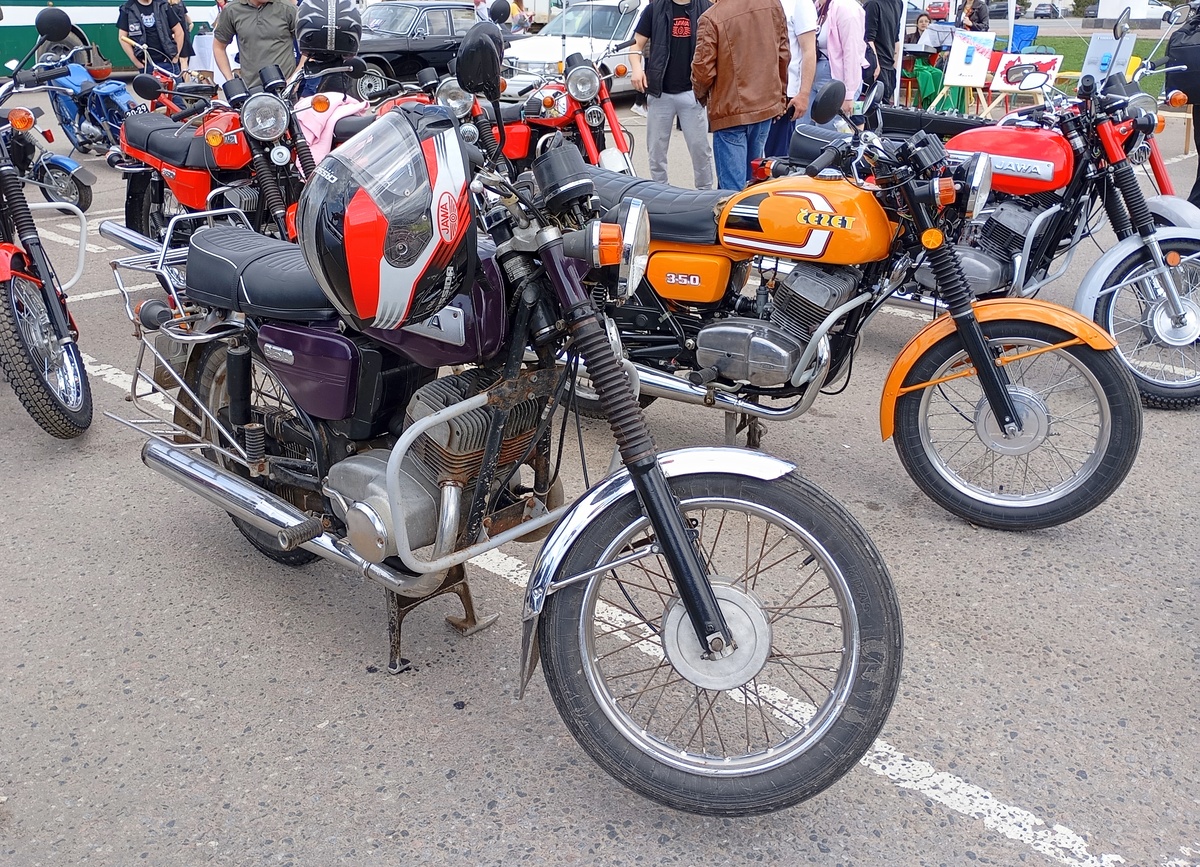 Тверская область, № 3600 АЕ 69 — Jawa 350 typ 634 '73-85; Тверская область — Открытие сезона 2025 Тверского ретро-клуба