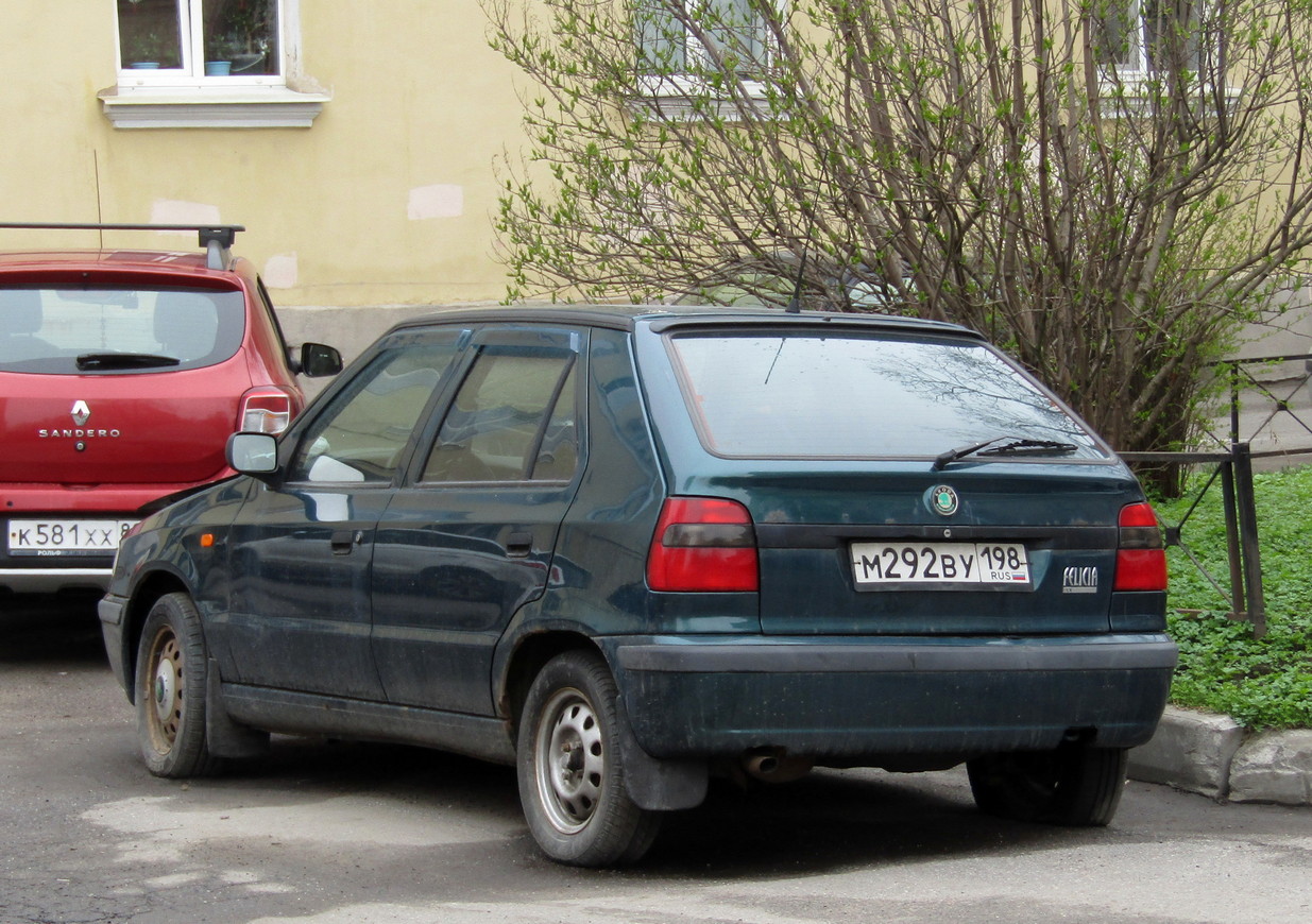 Санкт-Петербург, № М 292 ВУ 198 — Škoda Felicia (Typ 781, 791) '94-01