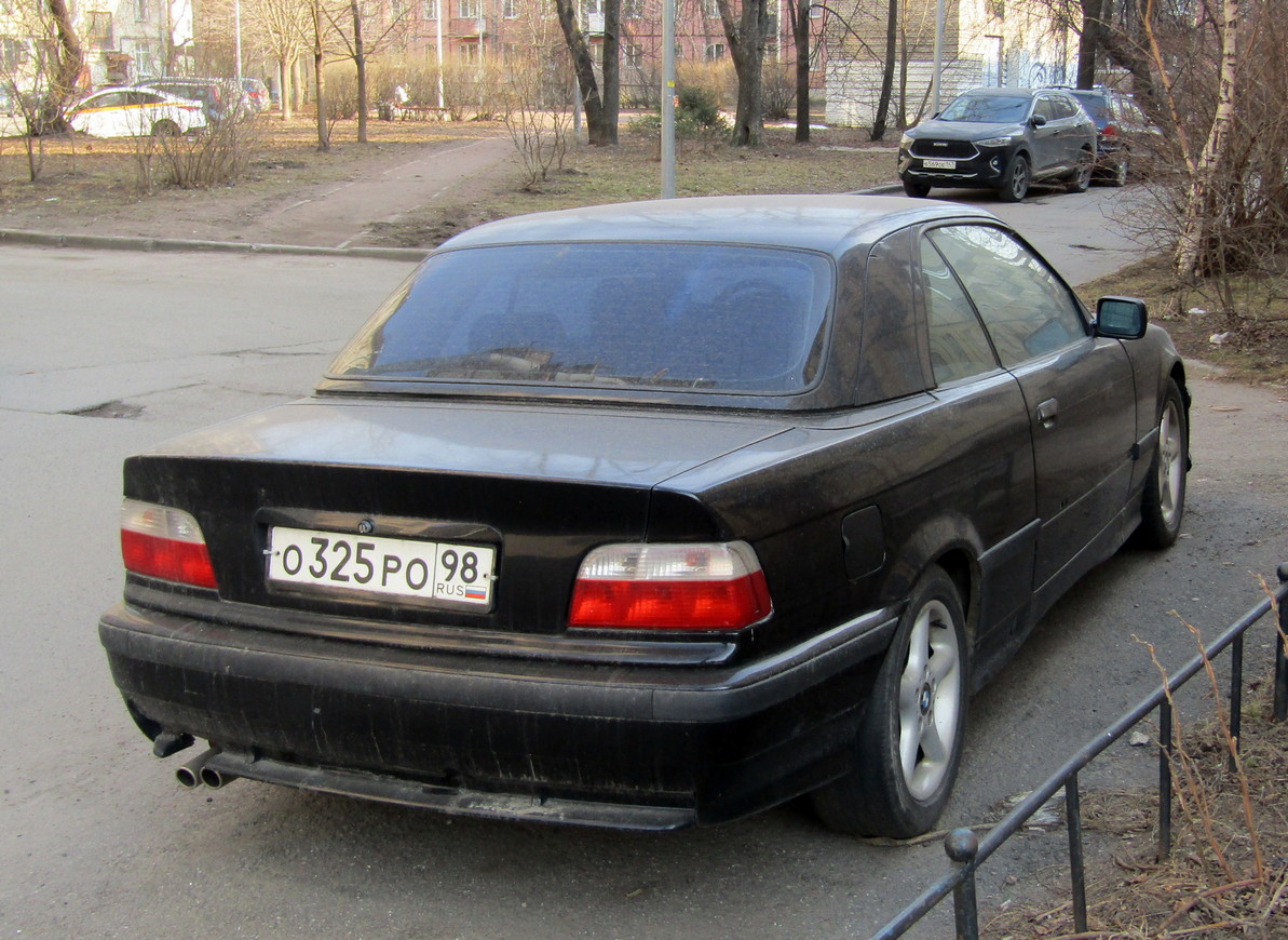 Санкт-Петербург, № О 325 РО 98 — BMW 3 Series Cabrio (E36) '93-00