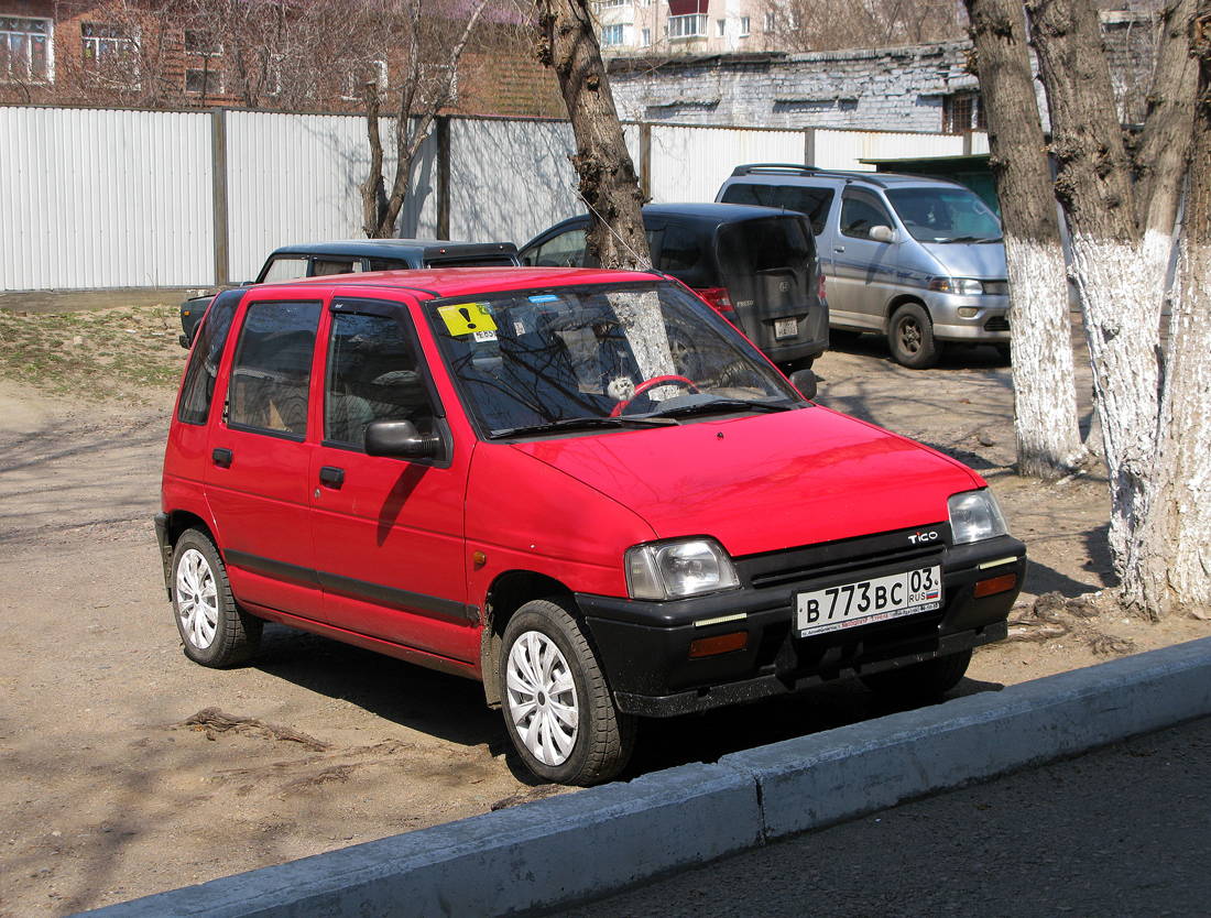 Бурятия, № В 773 ВС 03 — Daewoo Tico '91-01