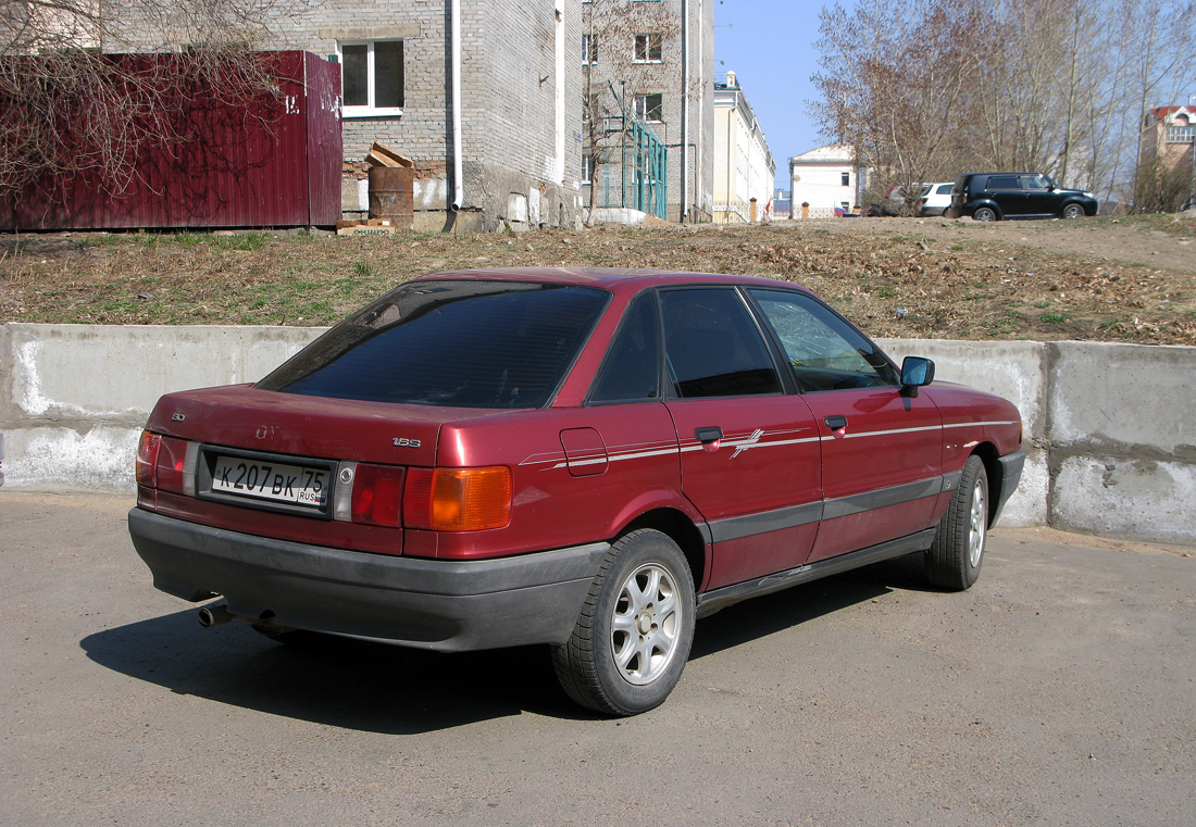 Бурятия, № К 207 ВК 75 — Audi 80 (B3) '86-91