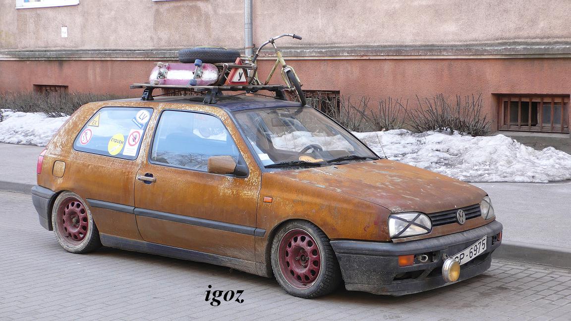 Латвия, № GP-6975 — Volkswagen Golf III '91-98