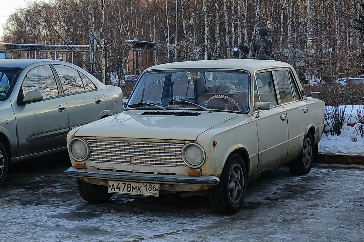 Ханты-Мансийский автоном.округ, № А 478 МК 186 — ВАЗ-21013 Жигули '77-88
