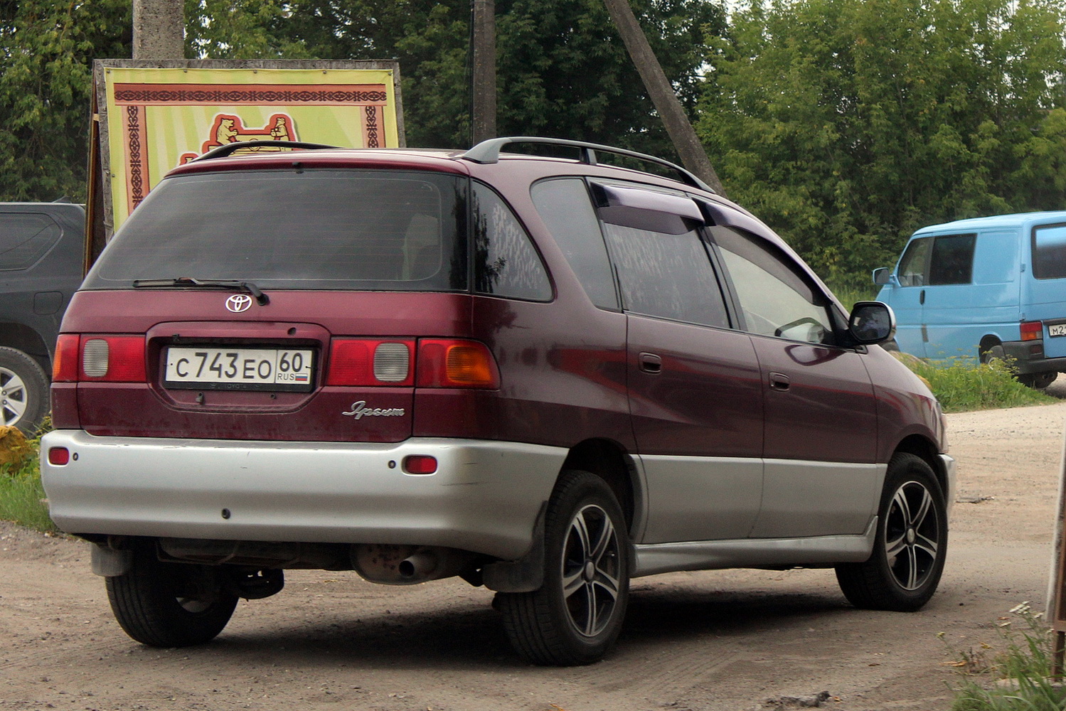Псковская область, № С 743 ЕО 60 — Toyota Ipsum (M10) '96-01