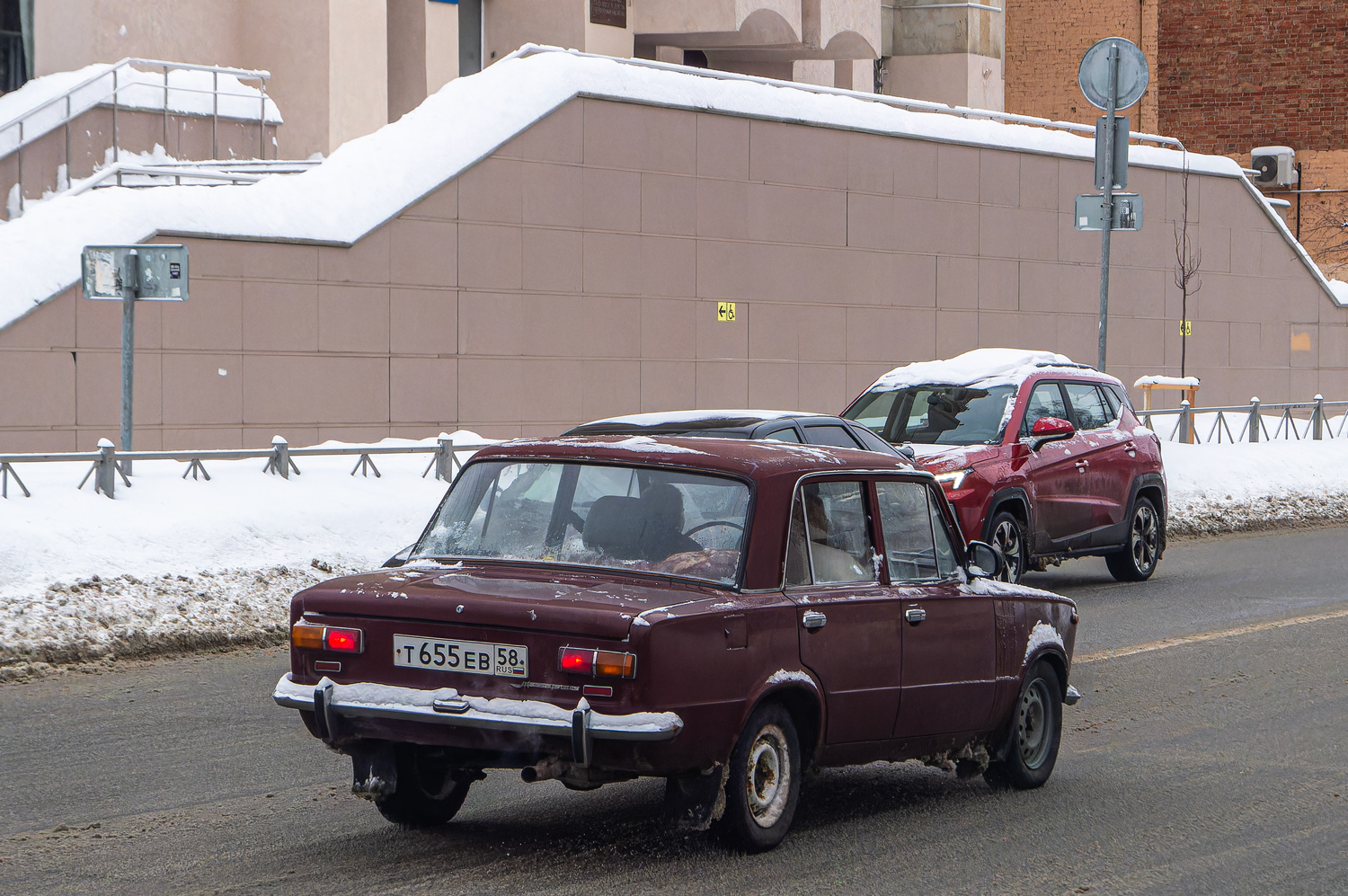 Пензенская область, № Т 655 ЕВ 58 — ВАЗ-2101 Жигули '70-83