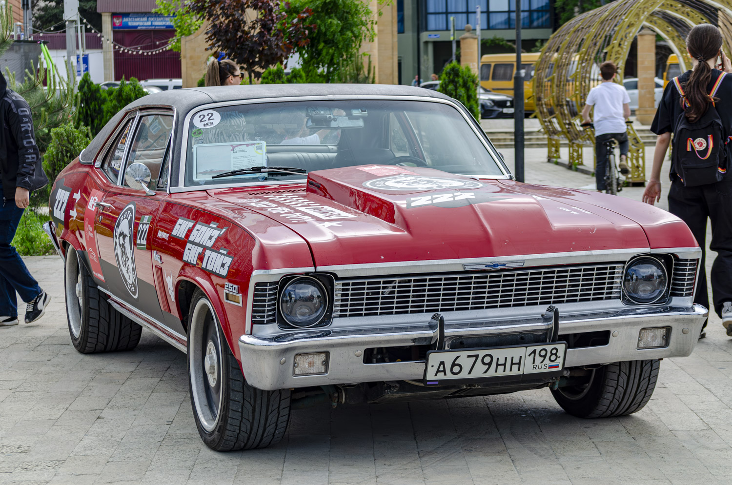 Санкт-Петербург, № А 679 НН 198 — Chevrolet Nova (3G) '68-74; Дагестан — Мотор-шоу "Самовар" (Дербент 2023 г.)