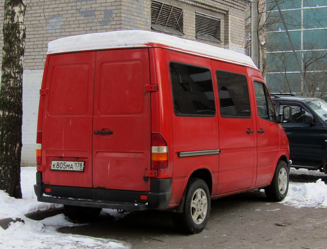 Санкт-Петербург, № К 805 МА 178 — Mercedes-Benz Sprinter (1G) '95-00