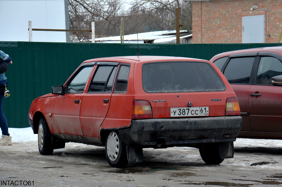 Ростовская область, № У 387 СС 61 — ЗАЗ-1105 Дана '94–97