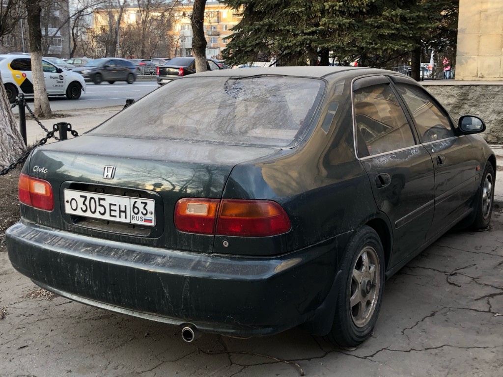 Самарская область, № О 305 ЕН 63 — Honda Civic (5G) '91-95