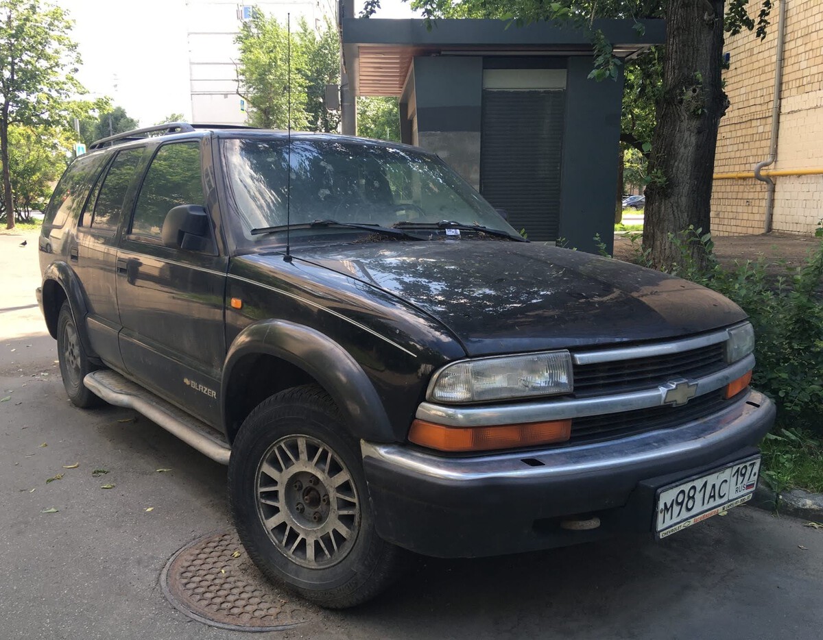 Москва, № М 981 АС 197 — Chevrolet Blazer S10 (2G) '95-02