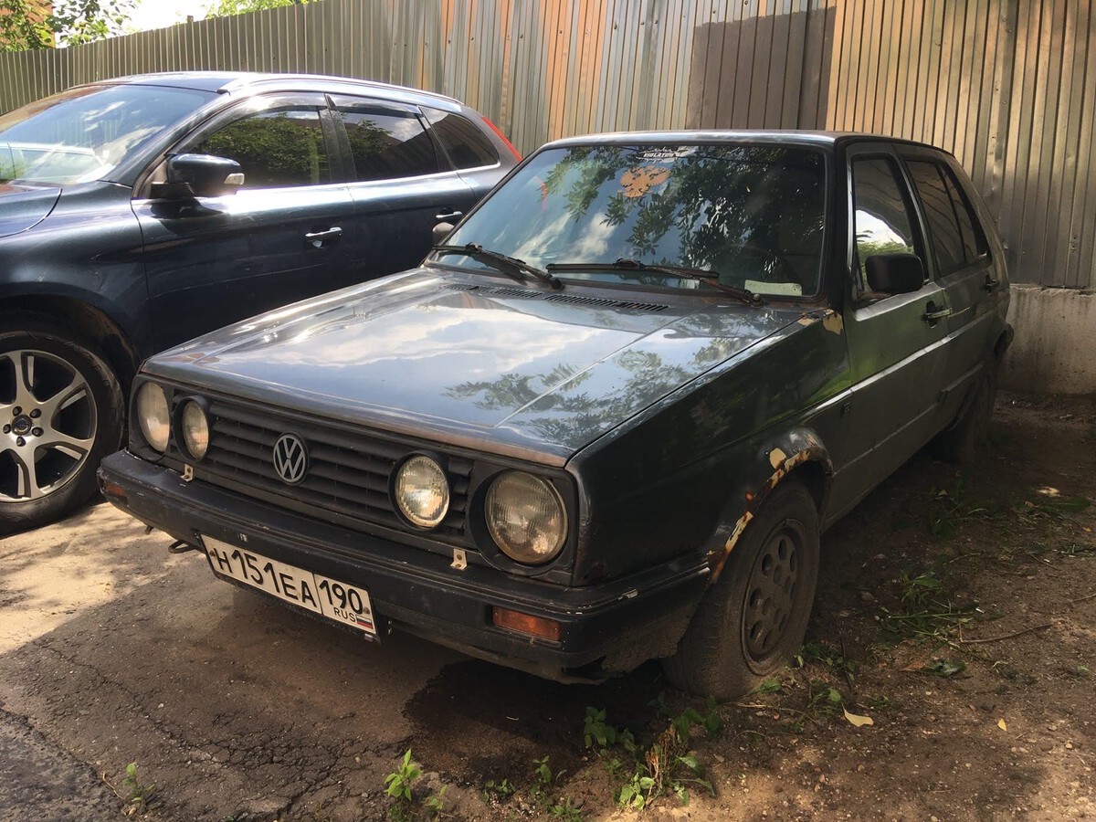 Московская область, № Н 151 ЕА 190 — Volkswagen Golf (Typ 19) '83-92