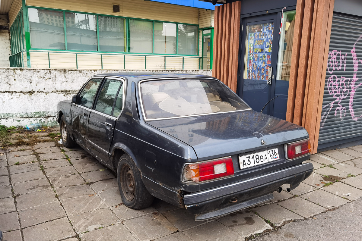 Москва, № А 318 ВА 136 — BMW 7 Series (E23) '77-86; Воронежская область — Вне региона