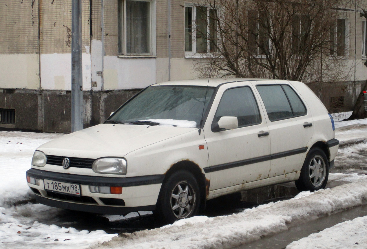 Санкт-Петербург, № Т 185 МХ 98 — Volkswagen Golf III '91-98