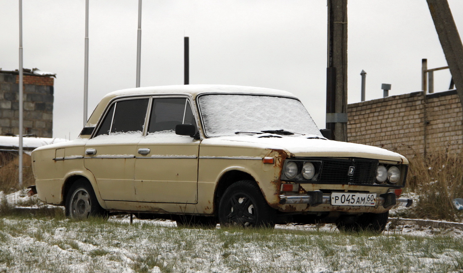 Псковская область, № Р 045 АМ 60 — ВАЗ-21061 Жигули '79-01