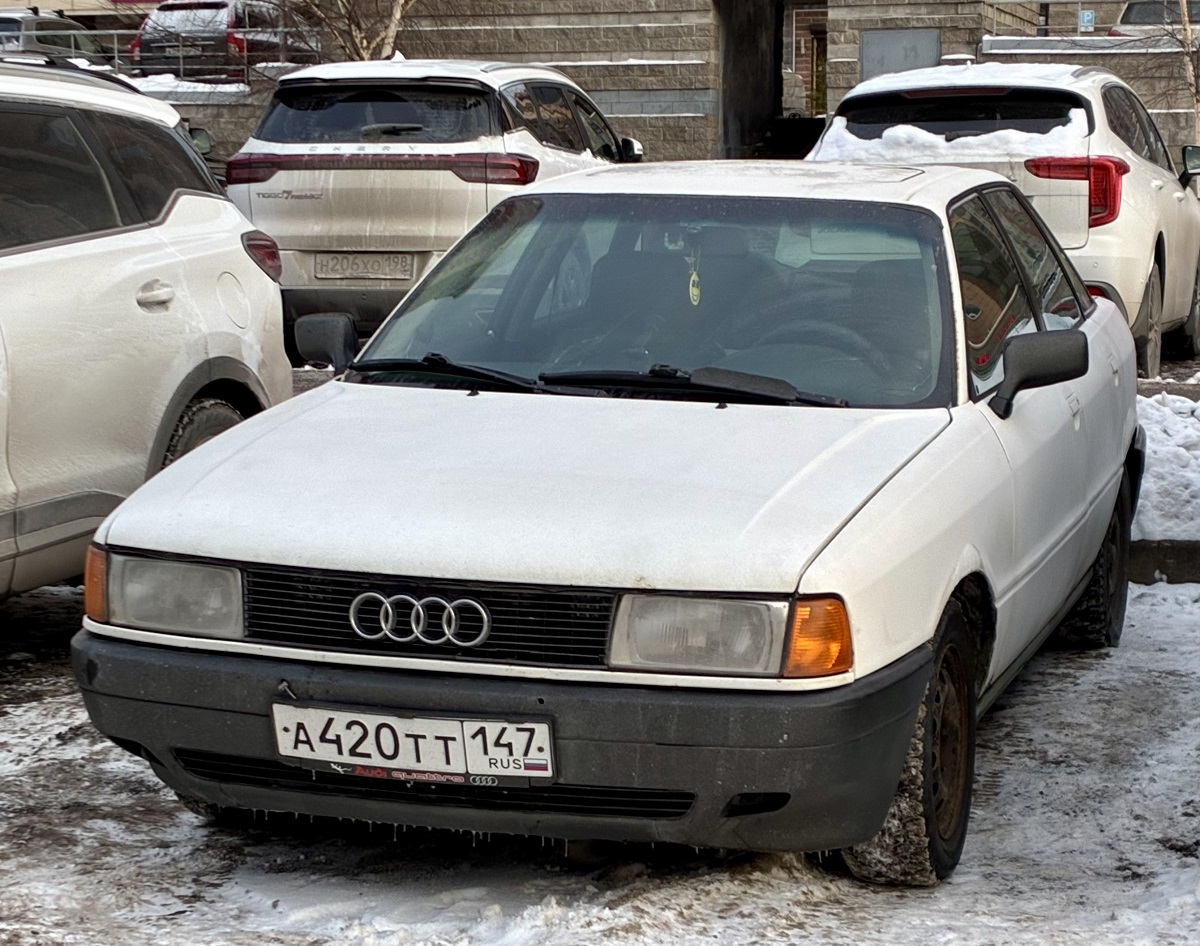 Ленинградская область, № А 420 ТТ 147 — Audi 80 (B3) '86-91