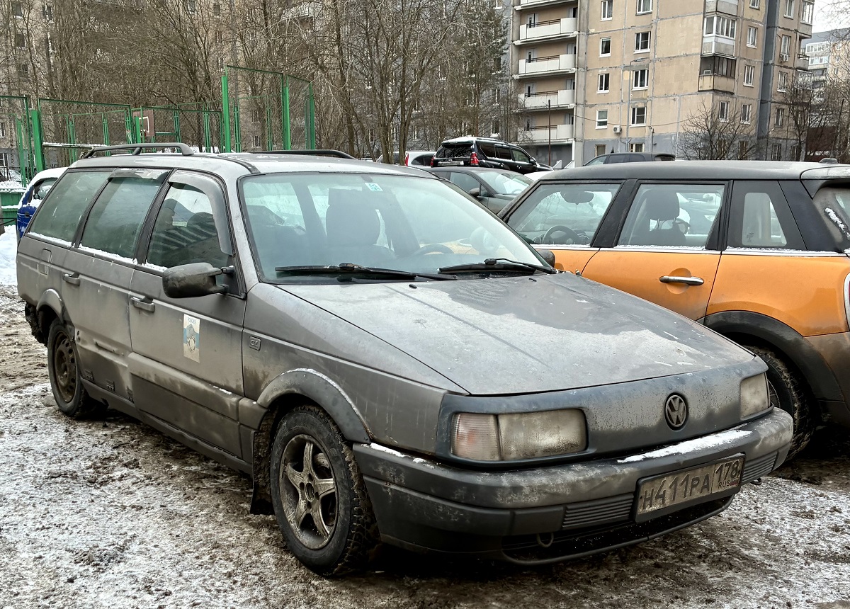 Санкт-Петербург, № Н 411 РА 178 — Volkswagen Passat Variant (B3) '88-93