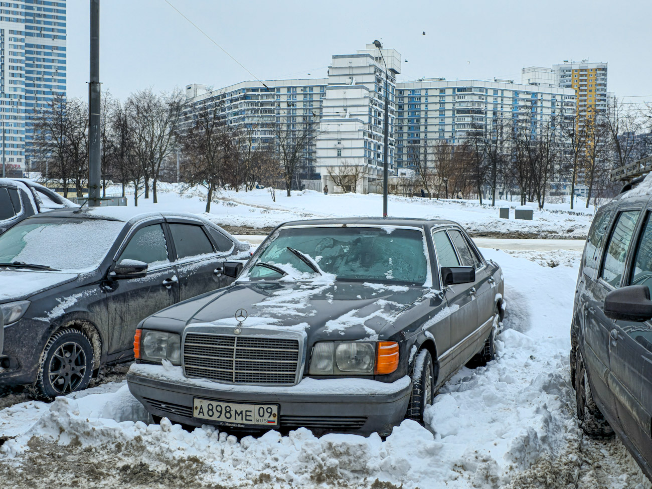 Москва, № А 898 МЕ 09 — Mercedes-Benz (W126) '79-91